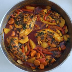 דג מושט ברוטב מרוקאי